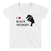 I ❤️Black Womxn, Womxn's V-NECK Shirt