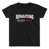 Reparations Right NOW ✊🏿✊🏾✊🏽Unisex V-NECK Shirt