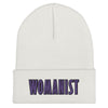 WOMANIST 💜Embroidered Cuffed Beanie, Unisex